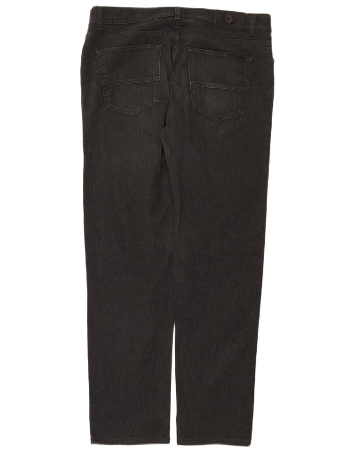 Trussardi Jean Droit W37 L31 Gris Coton Homme