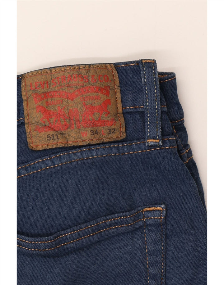 LEVI'S Jean Slim 511 Homme W34 L32 Bleu Coton