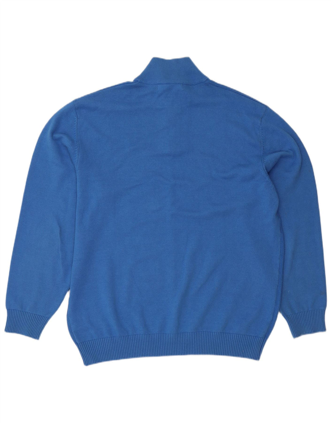 Paco Pull Col Zippé Homme 2XL Bleu Coton