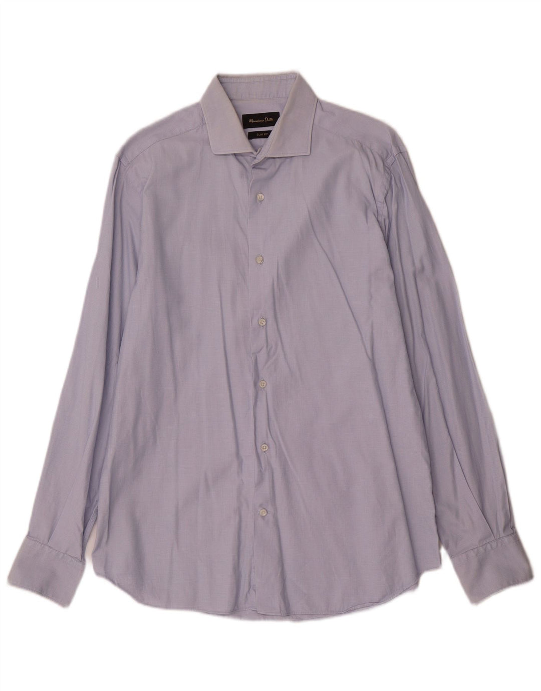 Massimo Dutti Chemise slim fit pour homme Taille 41 16 Grand Bleu
