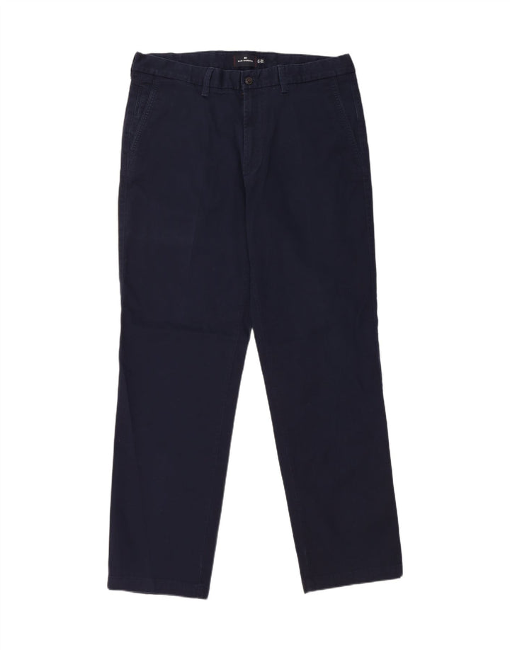 Marks & Spencer Pantalon Chino Blue Harbor Homme W38 L33 Bleu Marine Coton
