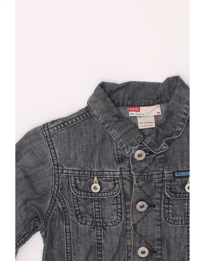 Diesel Veste en jean garçon 2-3 ans Bleu Coton