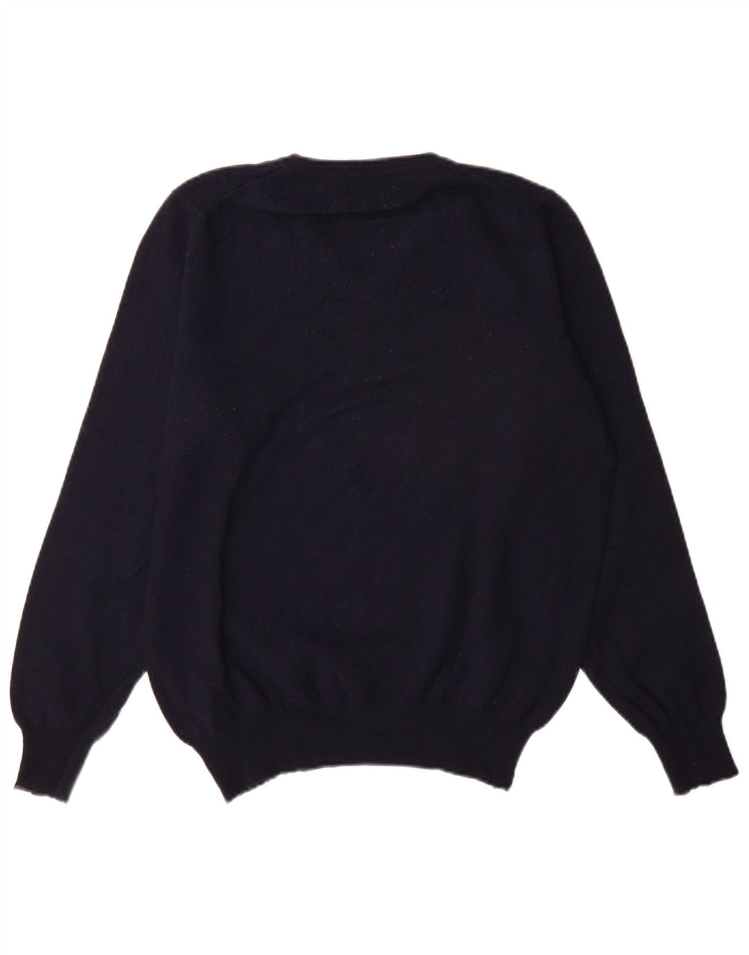 Fred Perry Pull col V pour homme en laine bleu marine Taille L