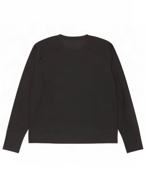 Adidas Femmes Aeroready Top Manches Longues UK 20/22 XL Noir Polyester