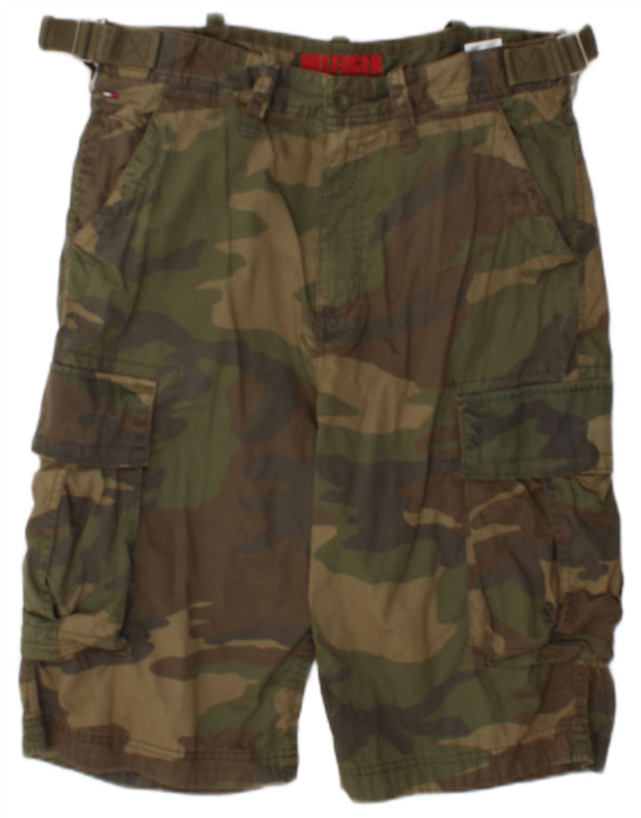 Tommy Hilfiger Short Cargo Homme W32 Coton Kaki Moyen