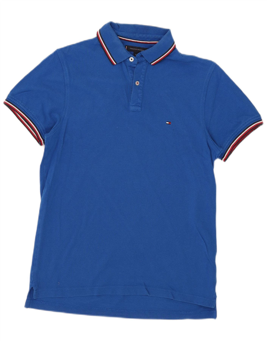 Tommy Hilfiger Polo Slim Fit Homme Bleu Moyen Rayé