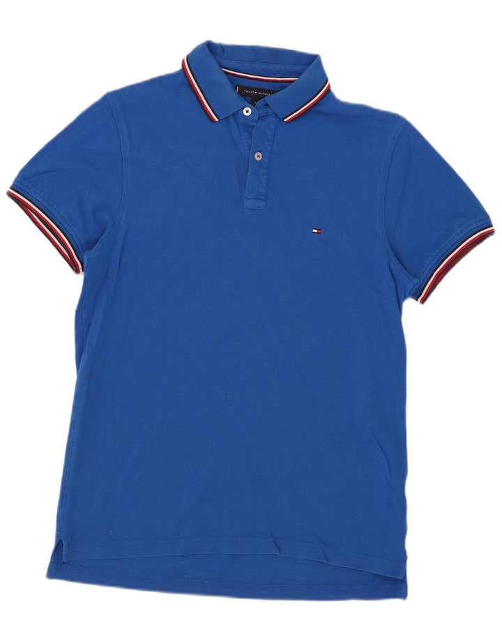 Tommy Hilfiger Polo Slim Fit Homme Bleu Moyen Rayé