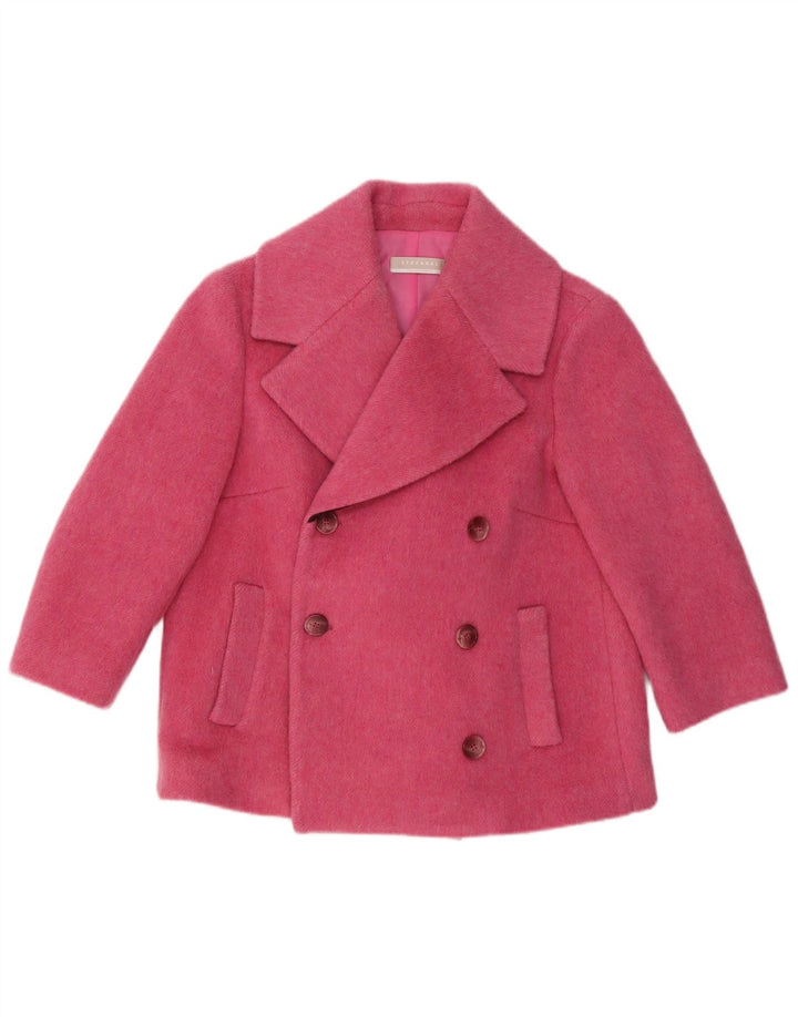 Stefanel Femmes Courtes Manches 3/4 Caban US 8 Laine Rose Moyen