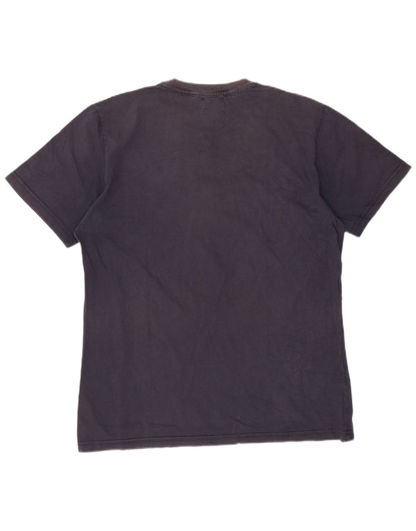 Converse T-Shirt Graphique Homme Top XL Bleu Marine Coton