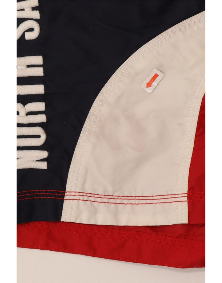 North Sails Short de Bain Graphique Homme Petit Rouge Polyamide Colorblock