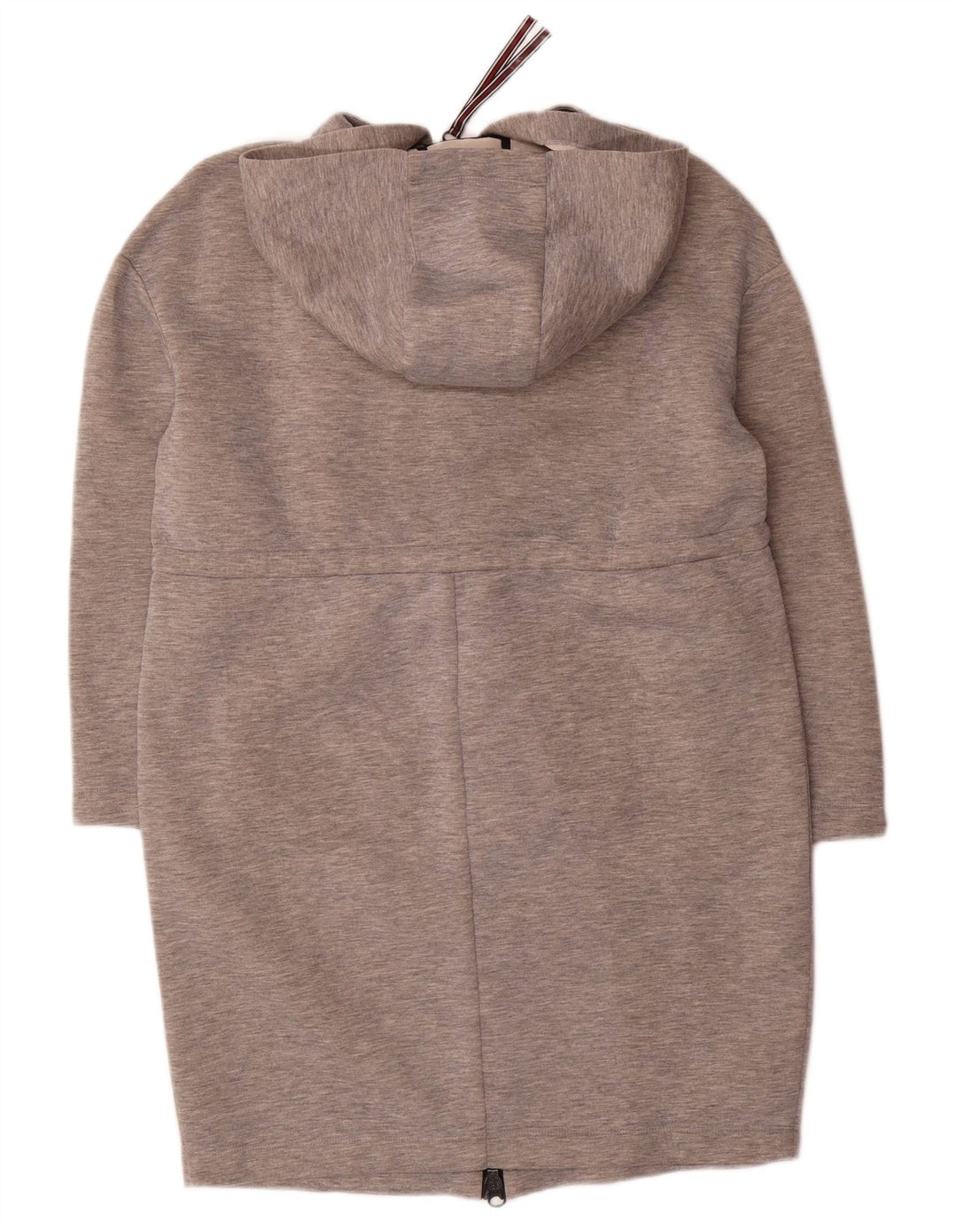 Max & Co. Pardessus surdimensionné à capuche pour femme UK 10 petit modal gris moucheté