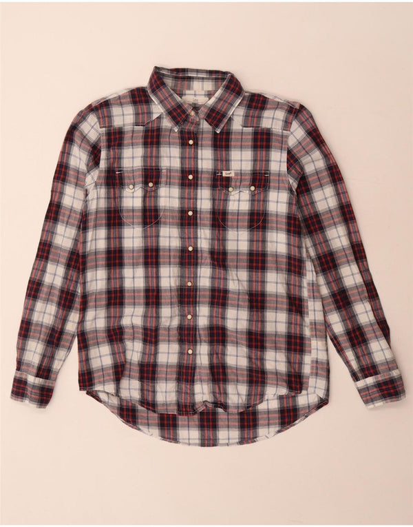 Lee Chemise Femme UK 44 Medium Multicolore Check Coton