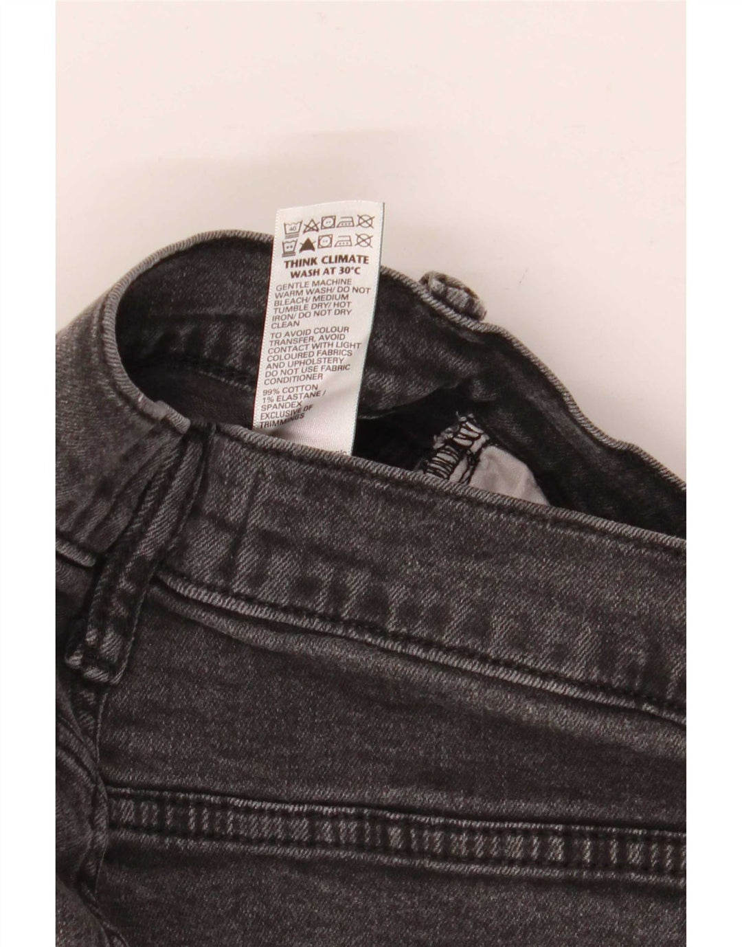 Marks & Spencer Jean Slim Homme W32 L31 Coton Noir