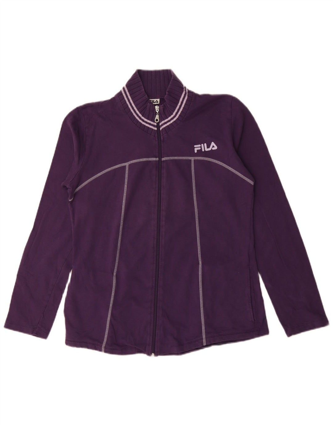Fila Veste de survêtement pour femme UK 16 Large Violet Coton