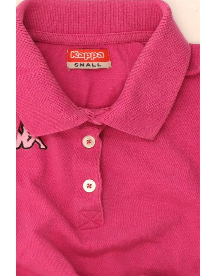 Kappa Polo Femme UK 10 Petit Rose