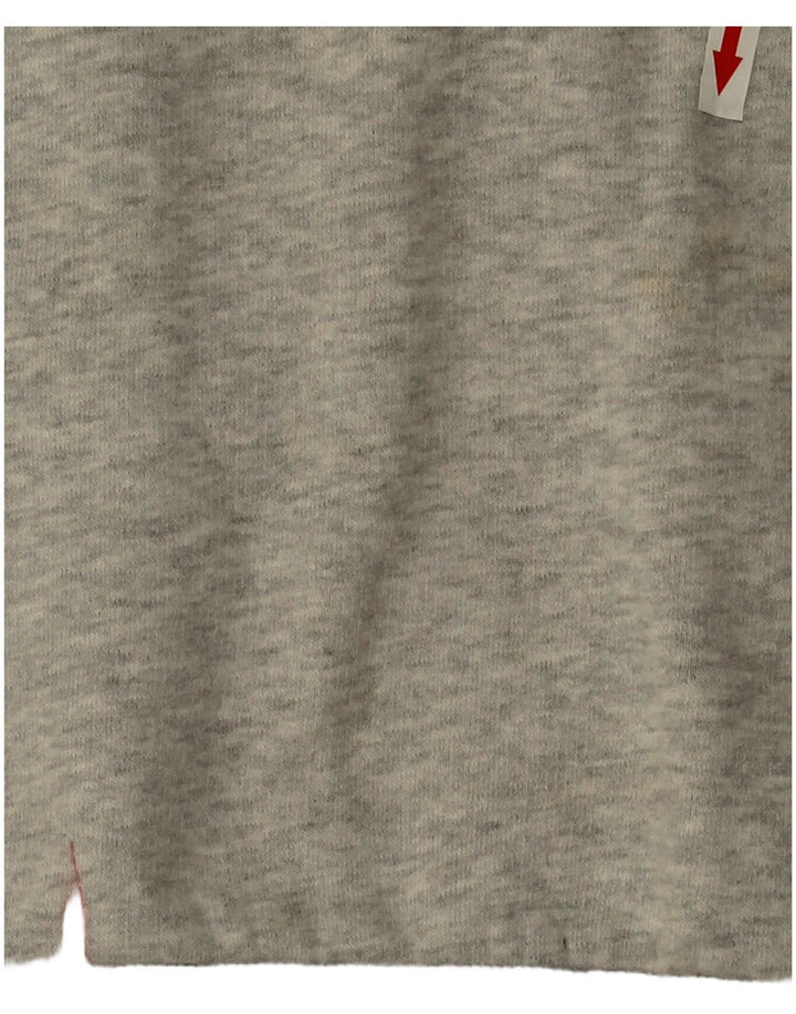 Superdry Sweat-shirt surdimensionné pour femme UK 16 Large Gris Coton