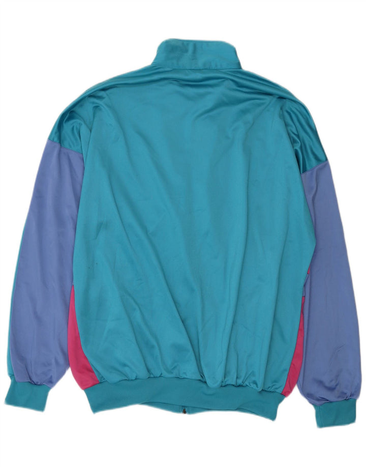 Golden Team Veste de survêtement pour homme XL Bleu Colorblock Polyester