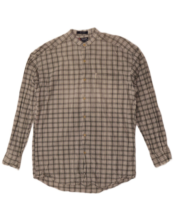 Chaps Ralph Lauren Chemise Homme Medium Kaki Check Cotton
