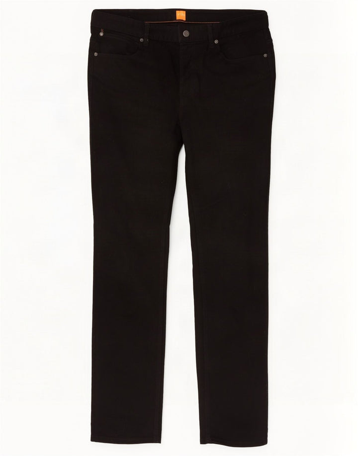 Hugo Boss Jean slim W36 L36 en coton noir pour homme