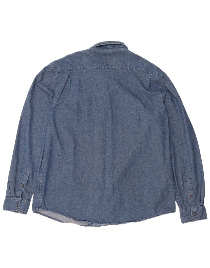 Wrangler Chemise en Jean Homme XL Bleu Marine Coton