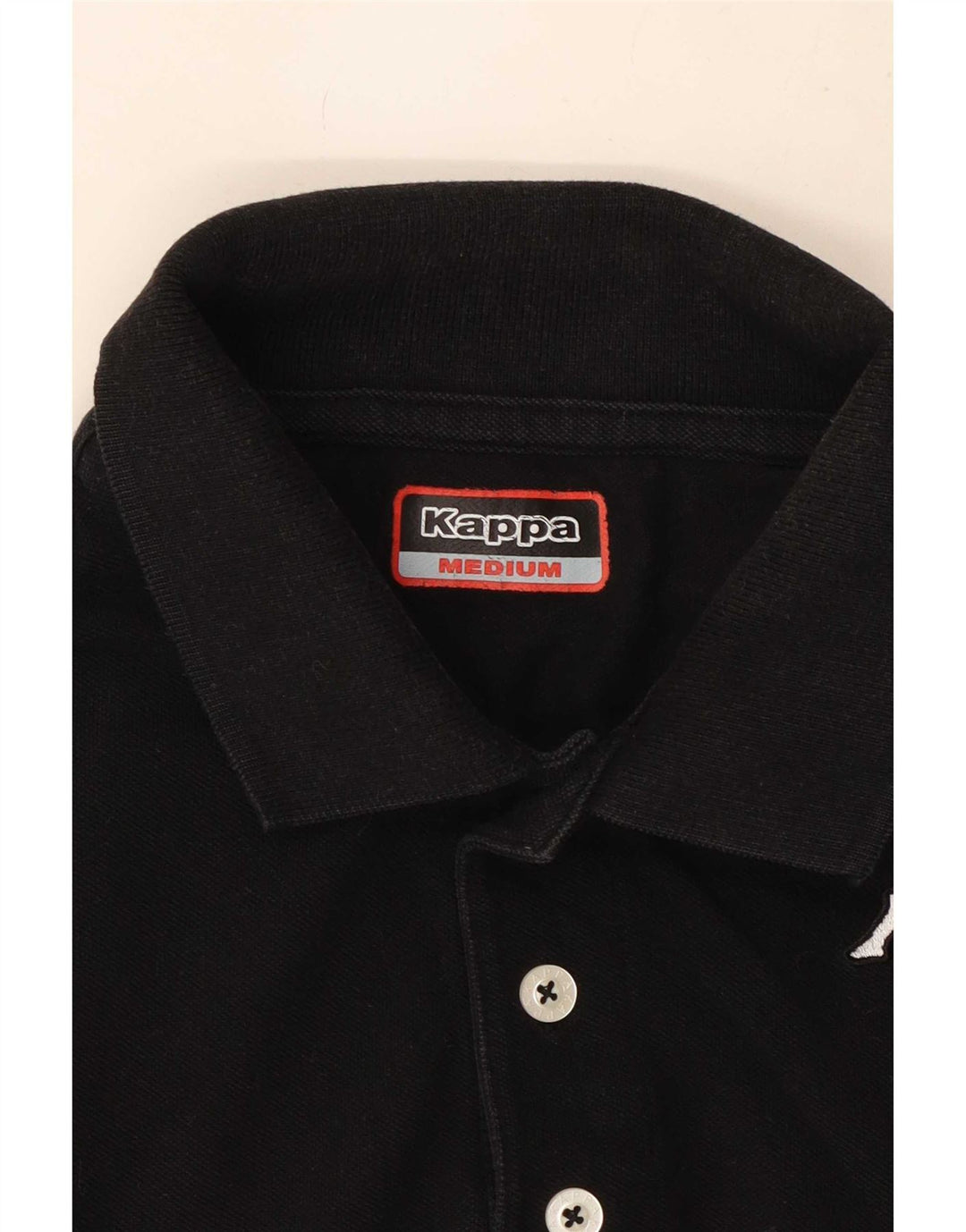 Kappa Polo Homme Noir Moyen