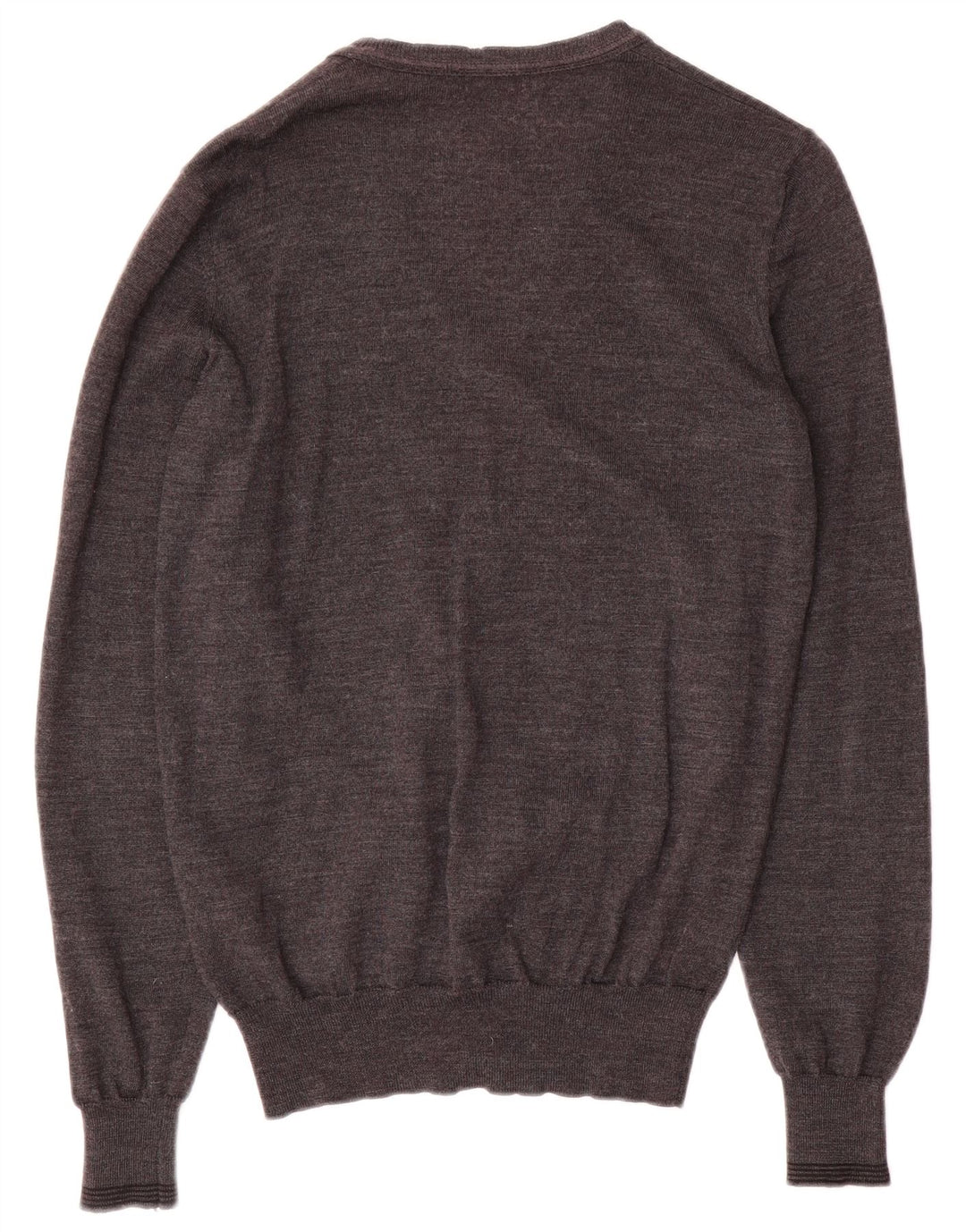 CALVIN KLEIN JEANS Cardigan Homme Pull Large Gris Laine Mérinos