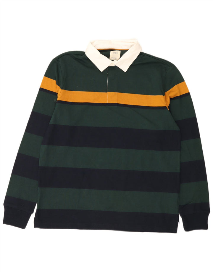 Marks & Spencer Polo de Rugby Homme Large Rayé Multicolore
