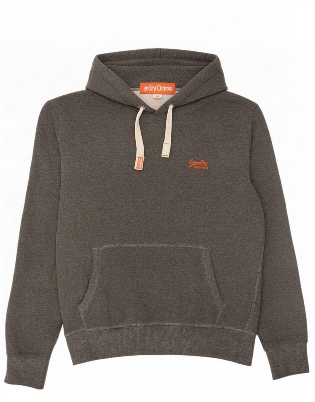 Superdry Pull à capuche pour homme 2XL Gris Coton