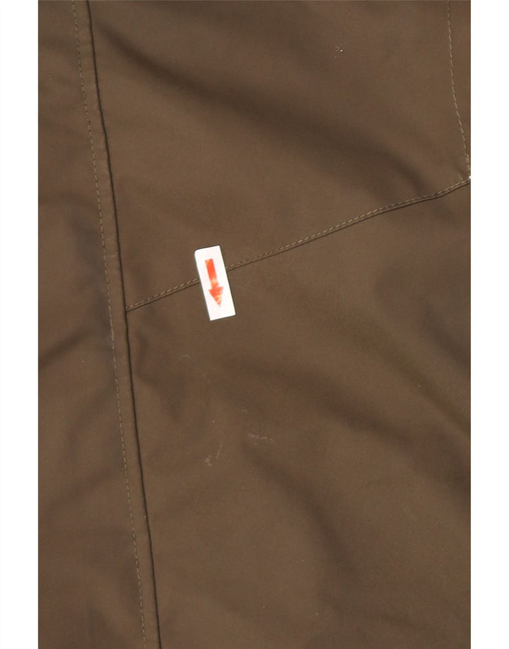 O'Neill Veste coupe-vent à capuche pour femme UK 14 Large Kaki Polyester