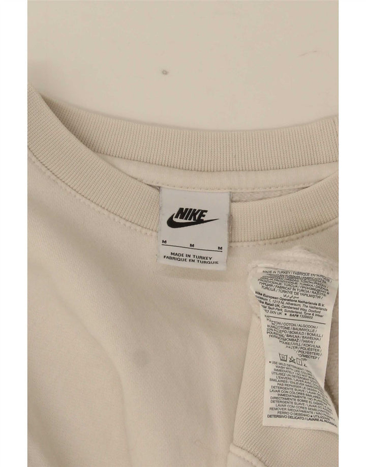 Nike Sweat-shirt graphique en coton blanc moyen pour homme