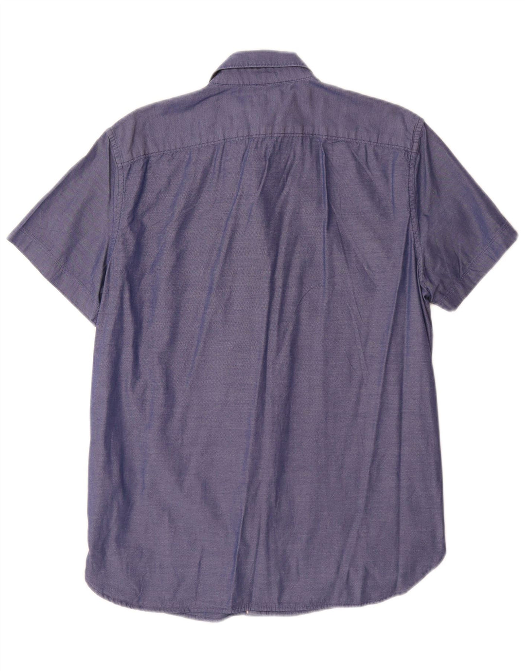 Timberland Chemise Slim Fit à Manches Courtes Homme Bleu Moyen Coton