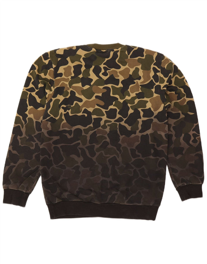 Adidas Sweat-shirt pour homme Petit Kaki Camouflage Coton