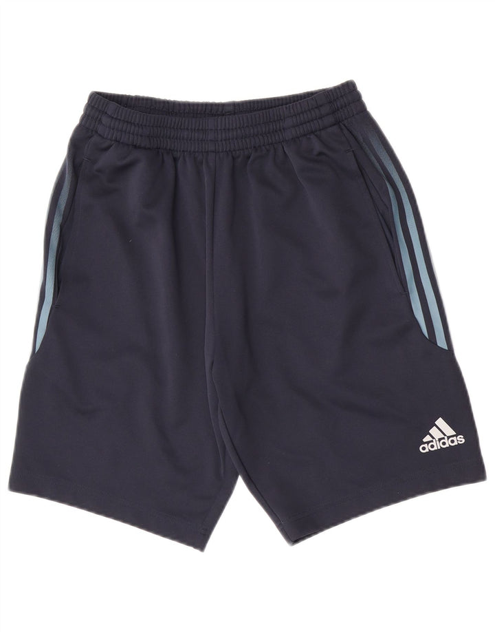 Adidas Short de sport Climalite Homme Bleu Marine Moyen Polyester