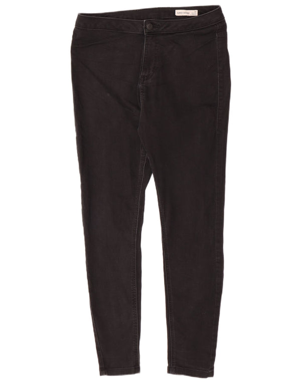 Marks & Spencer Womens Regular Super Skinny Jeans UK 14 Large W32 L28 Black