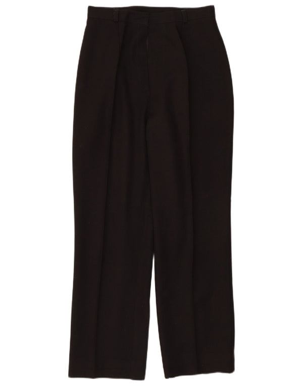 St. Bernard Pantalon décontracté taille haute pour femme UK 10 Small W26 L26 Noir