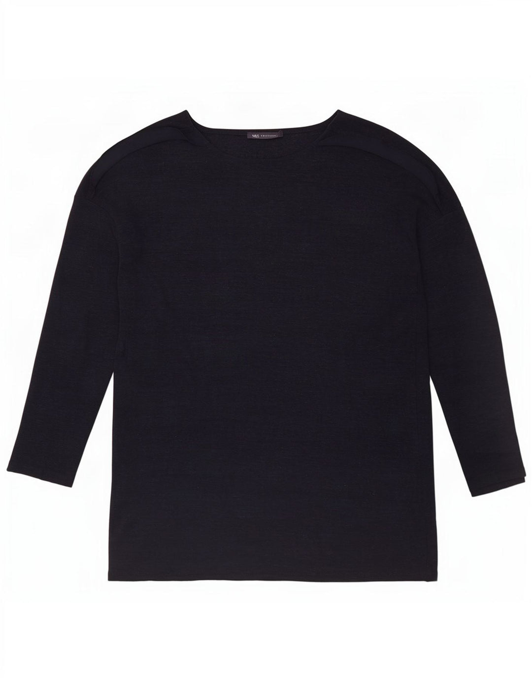 Marks & Spencer Haut à manches longues pour femme UK 44 Large Bleu marine Polyester