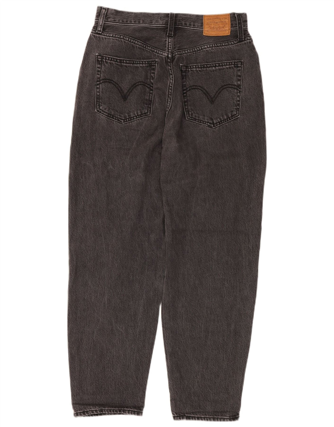 LEVI'S Jean ample taille haute femme W29 L27 gris coton