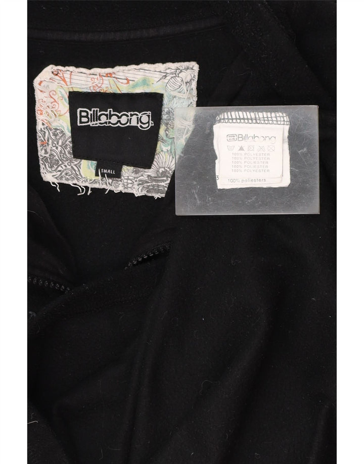 BILLABONG Pull Polaire Graphique à Col Zippé pour Homme Petit Noir Polyester
