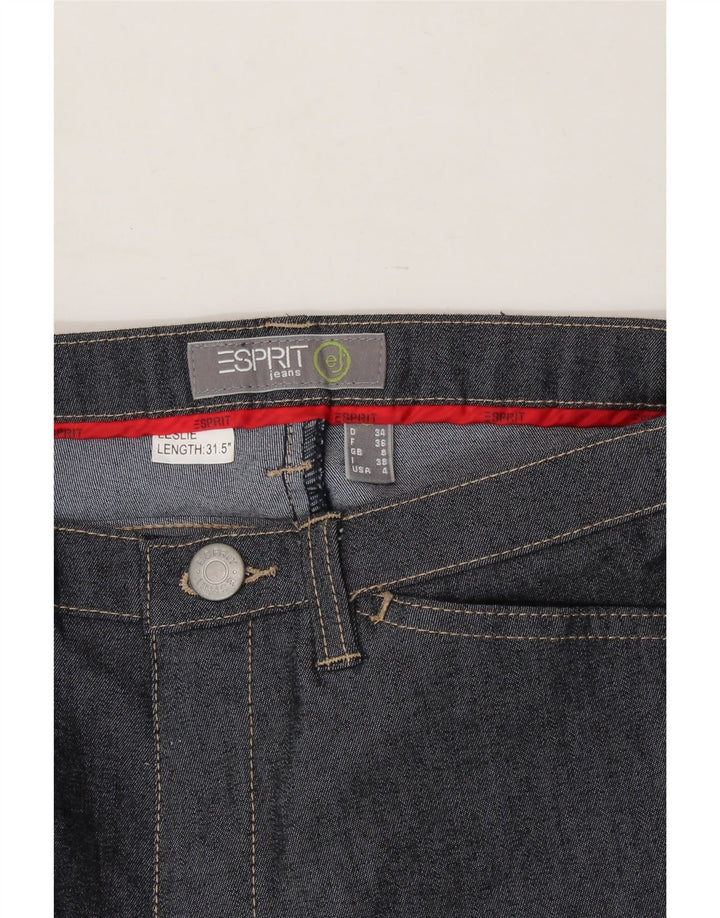 ESPRIT Womens Straight Jeans UK 8 Small W26 L31  Grey Cotton Vintage Esprit and Second-Hand Esprit from Messina Hembry 