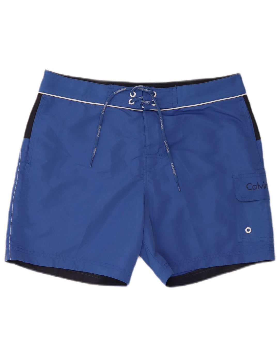 Calvin Klein Short de bain homme bleu moyen polyester
