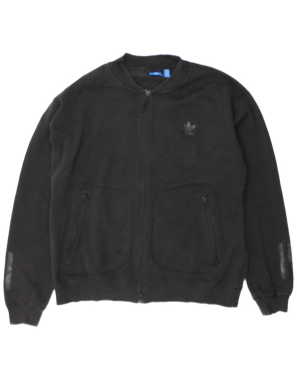 Adidas Veste de survêtement pour homme XL en coton noir