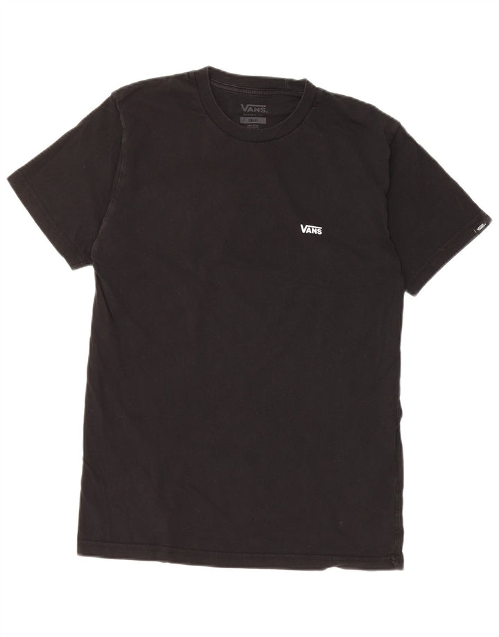 Vans T-shirt coupe classique pour hommes, petit, en coton noir