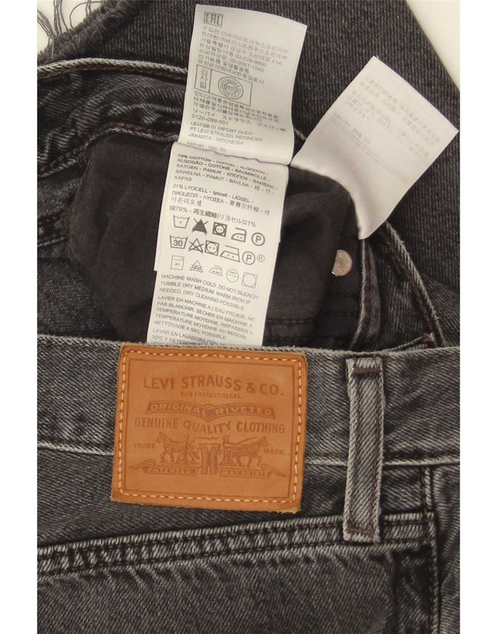 Levi's Jean Flare Taille Haute W30 L26 Femme Gris Coton