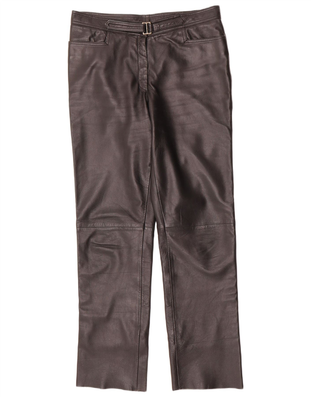 Maddox Pantalon droit en cuir pour femme IT 44 Medium W32 L32 Noir