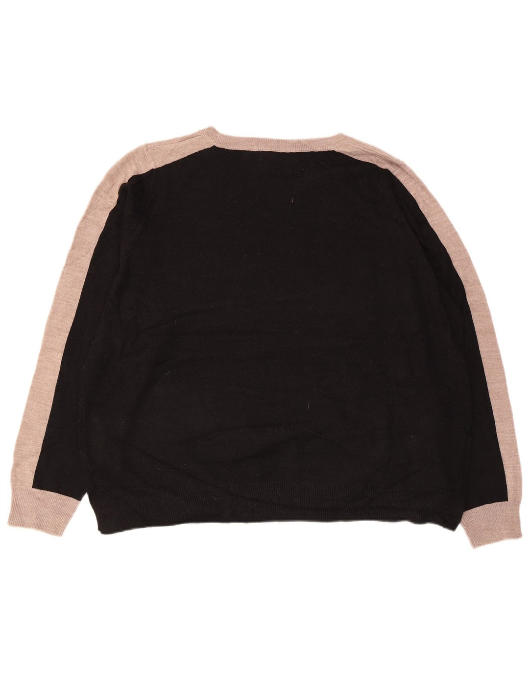 MARKS & SPENCER Pull col bateau pour femme UK 20 2XL Noir