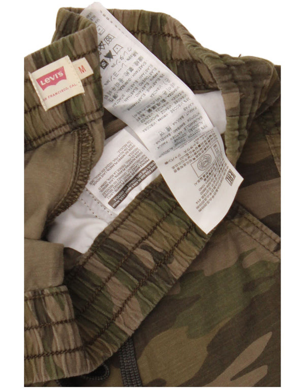 Levi's Pantalon Casual Joggers Femme Medium W30 L25 Kaki Camouflage