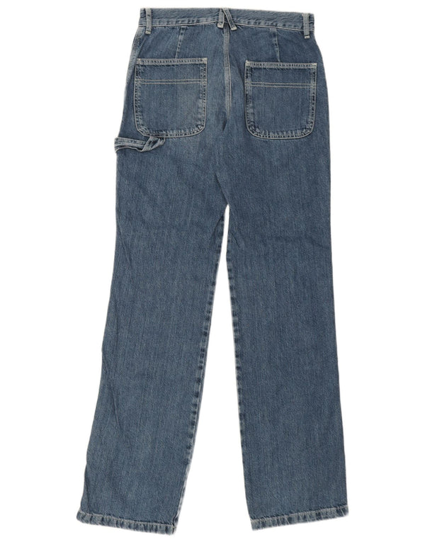 Zara Womens Carpenter Straight Jeans EU 38 Small W28 L34 Blue