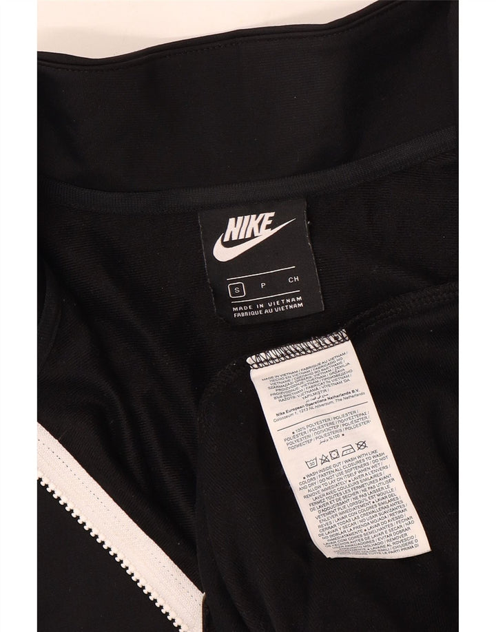 NIKE Veste de survêtement pour femme UK 10 Small Noir Polyester