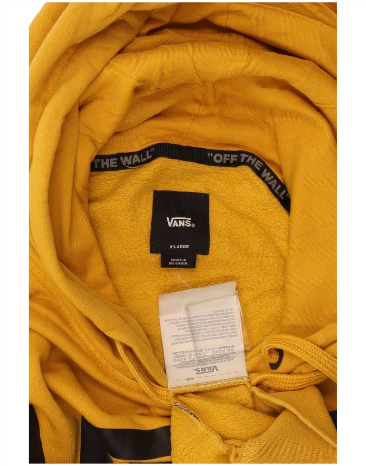 VANS Pull à capuche graphique pour homme XL Jaune
