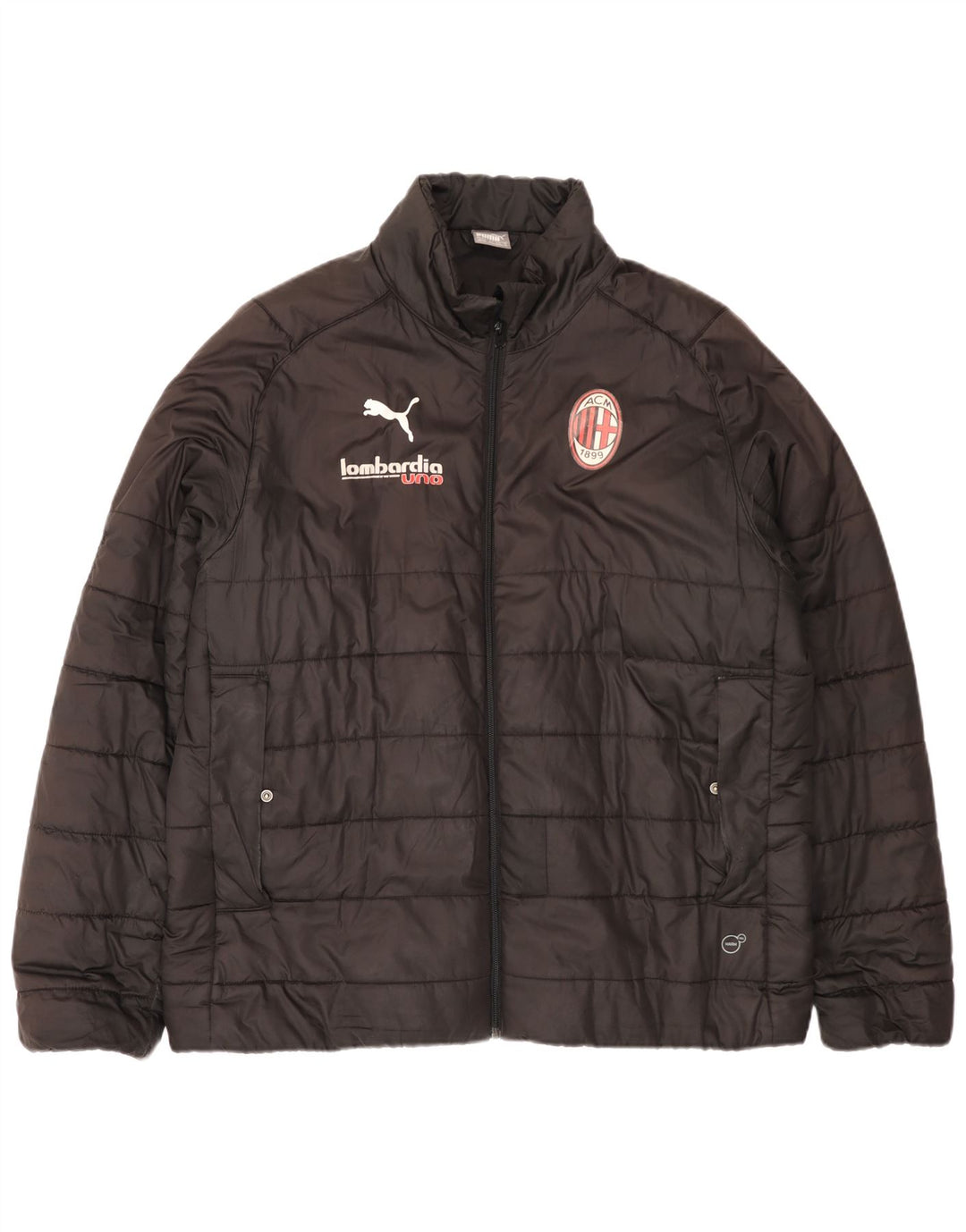 Puma Veste matelassée AC Milan pour homme UK 42 XL Noir